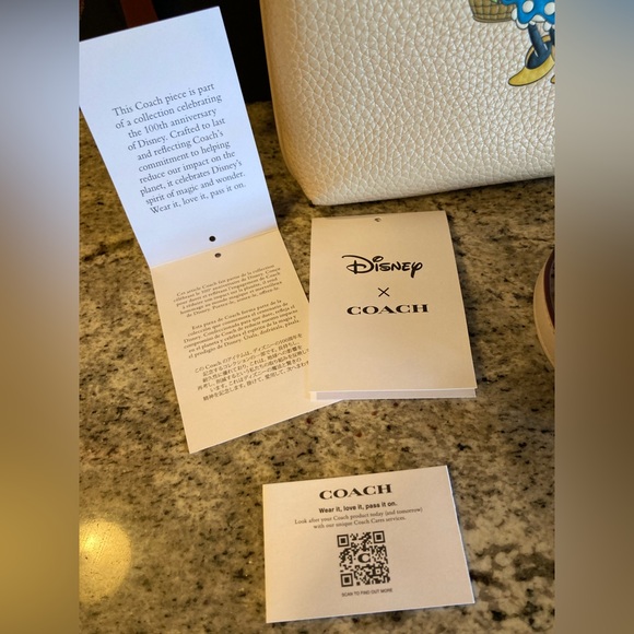 Disney X Coach Kitt Messenger Crossbody With Minnie Mouse Disney 100 Garden NWT - Picture 8 of 9